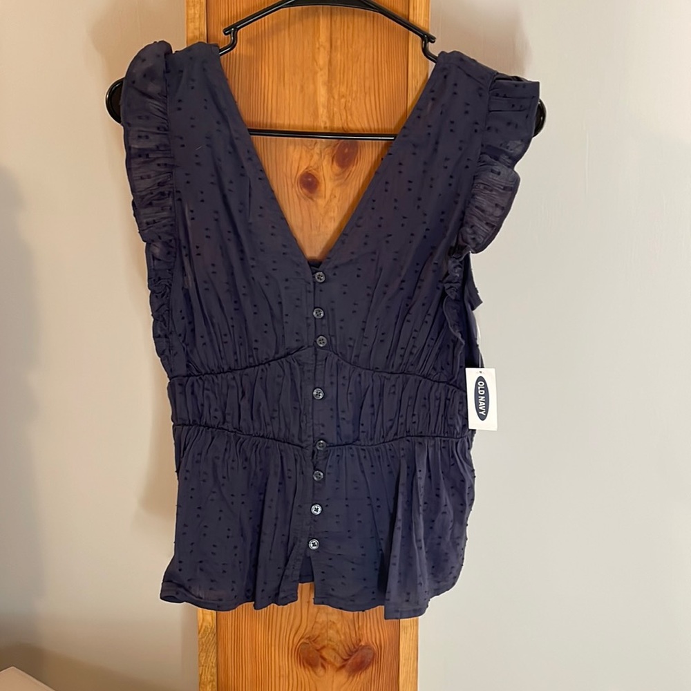 Navy Blue Old navy women’s blouse